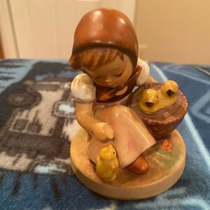 Vintage West Germany girl with ducklings Hummel